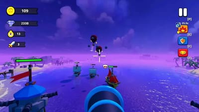 Gameplay screenshot from Cannon Clash