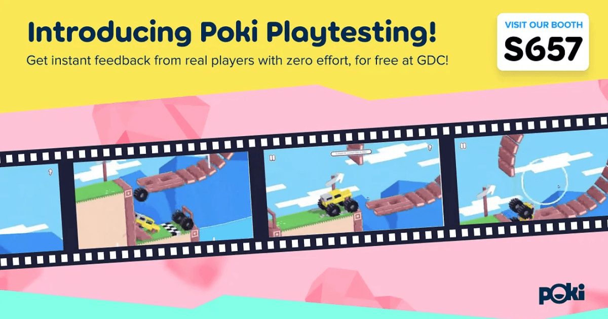Poki at GDC 2024: Introducing Poki Playtesting